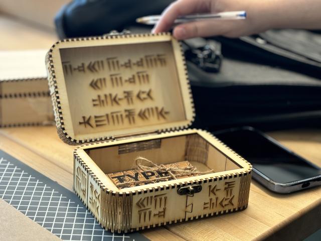 Student project for a typography class in the RIDE Center.