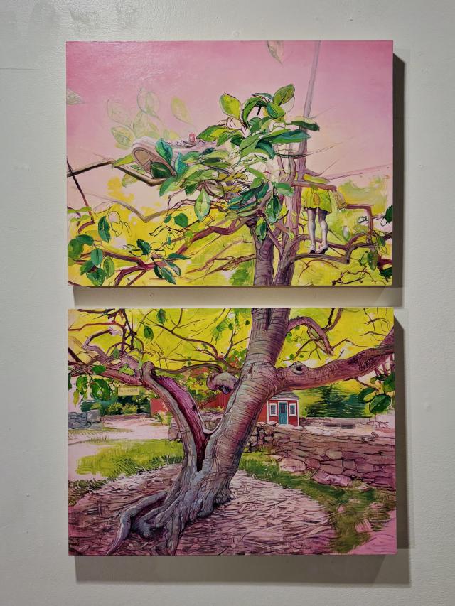 Art featured in the Root/Signal Exhibition in the Arno Maris Gallery.