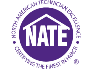 purple circle logo NATE